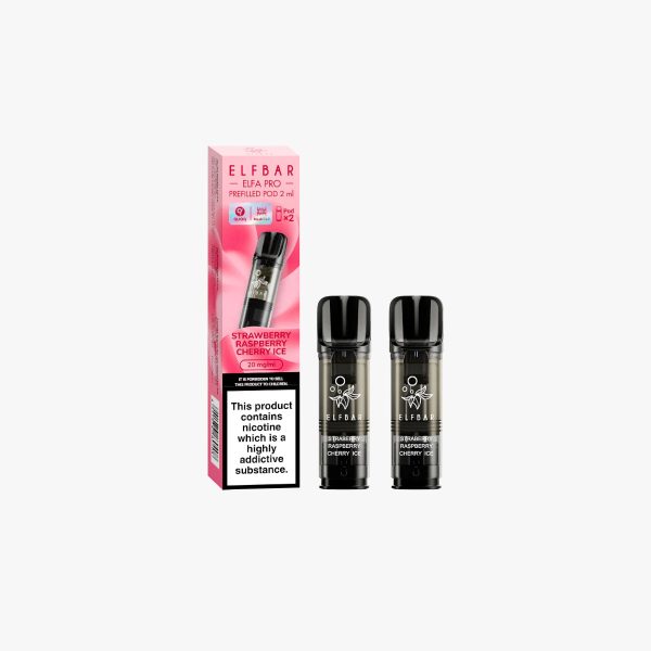 Elf Bar - Elfa Pro Pod Strawberry Raspberry Cherry Ice